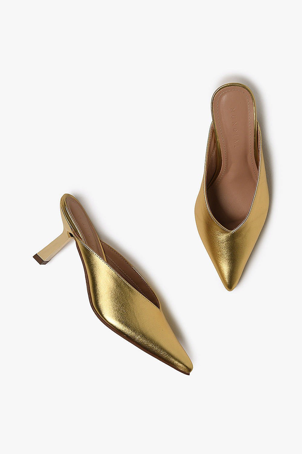 Mule Feminino Mundial Yeda Dourado 3