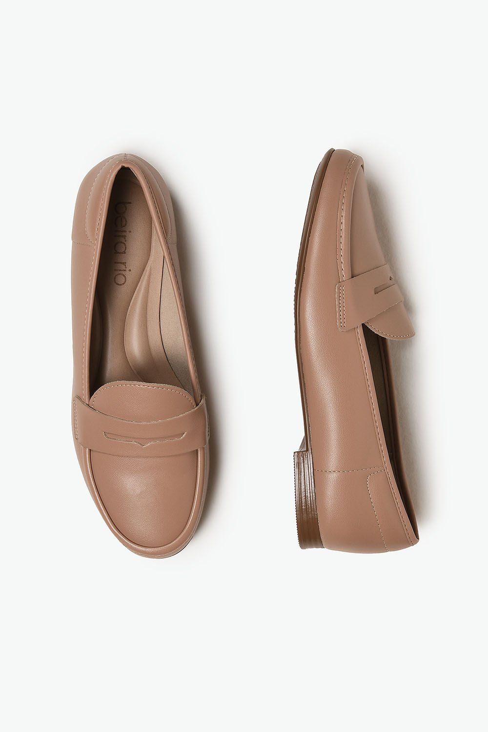 Mocassim Feminino Beira Rio Xerazade Bege 3