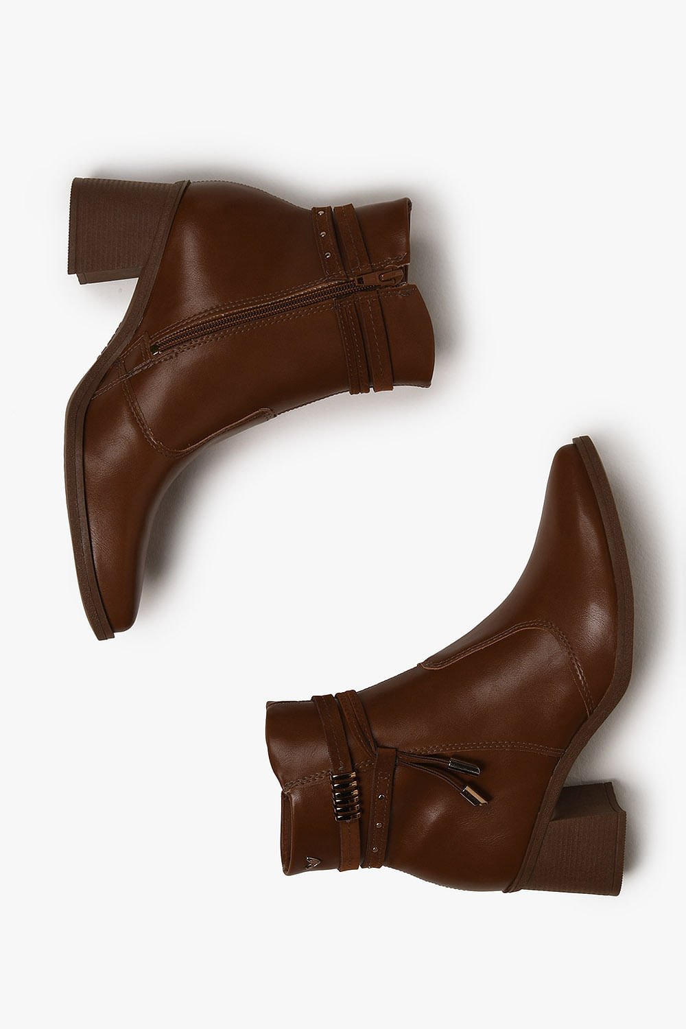 Bota Feminina Cano Curto Mississipi Leticia Caramelo 3