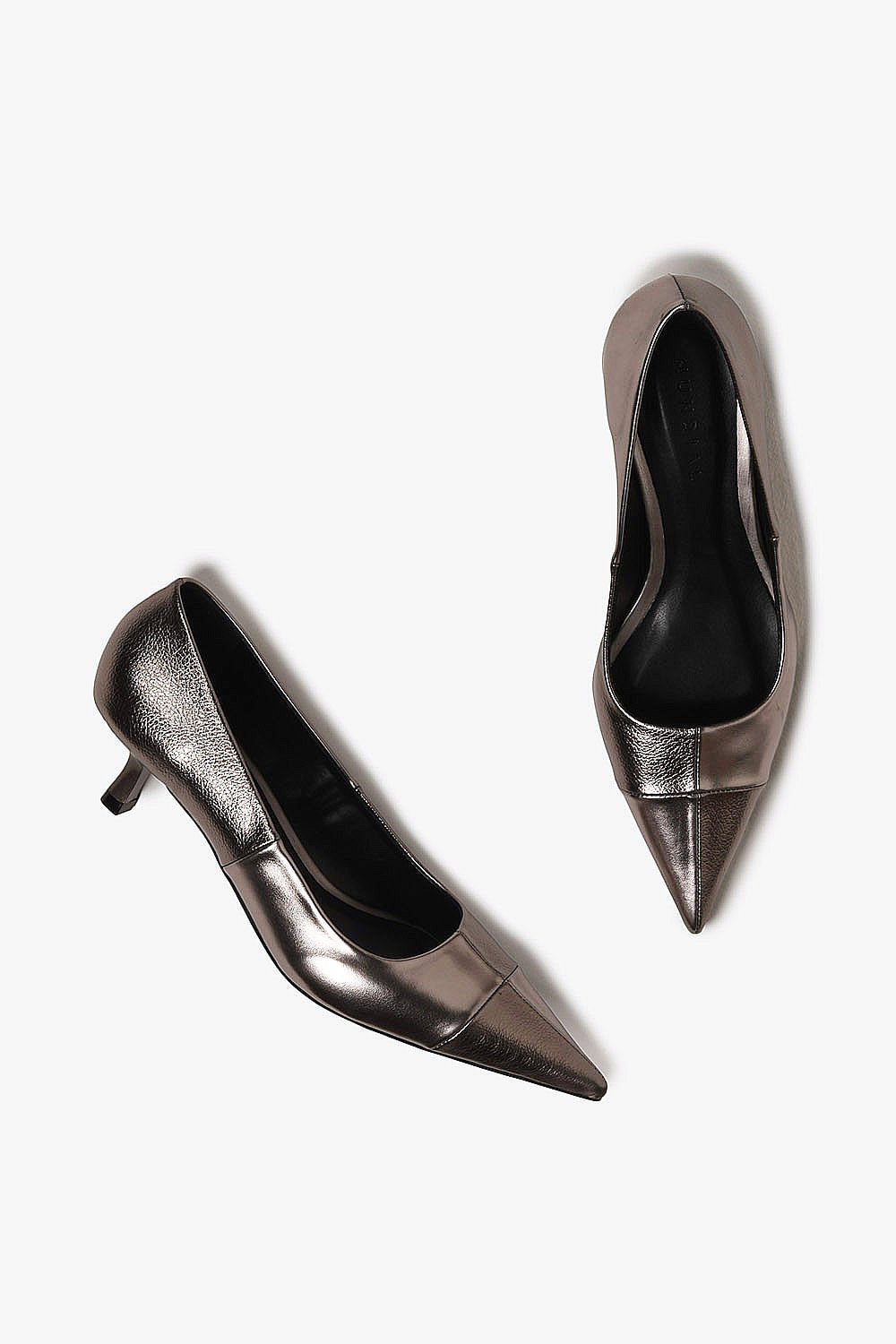 Sapato Feminino Salto Médio Mundial Monaco Prata Velho 3