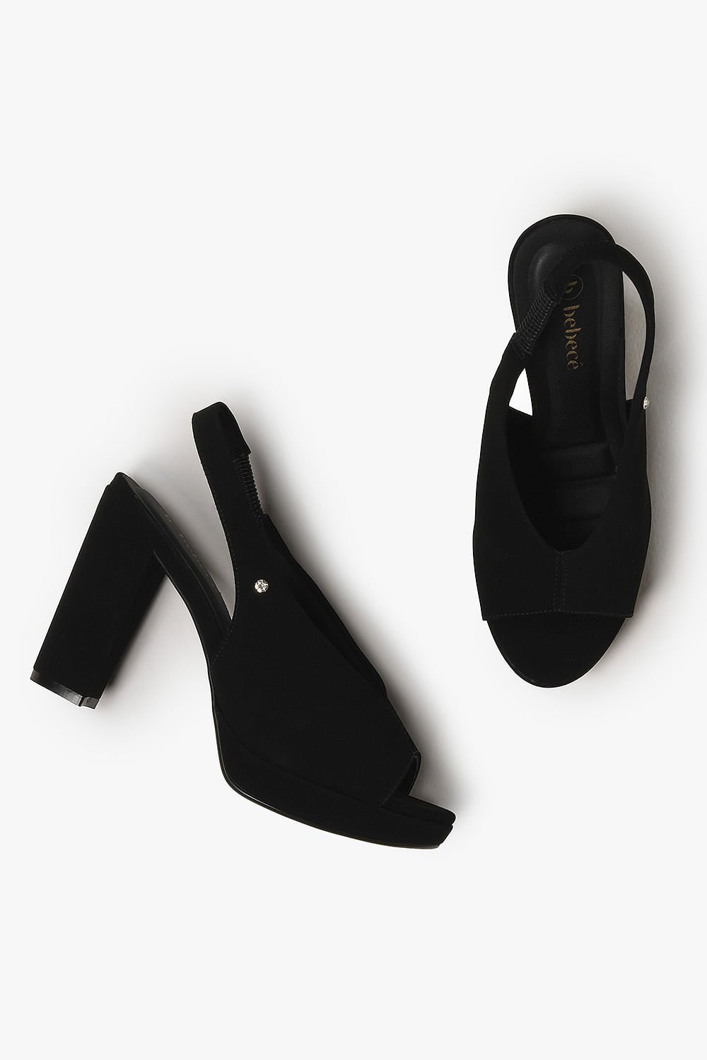 Sandália Feminina Meia-Pata Bebecê Dionisia Preto 3