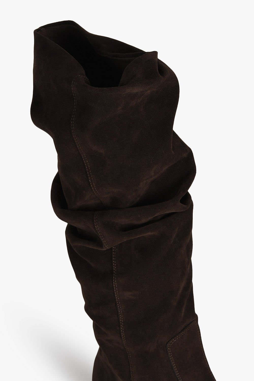 Bota Camurça Feminina Slouch Mundial Lilian Café 2