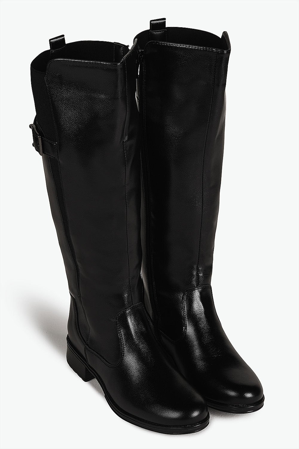 Bota Feminina Montaria Cano Longo Mooncity Thina Preto 4