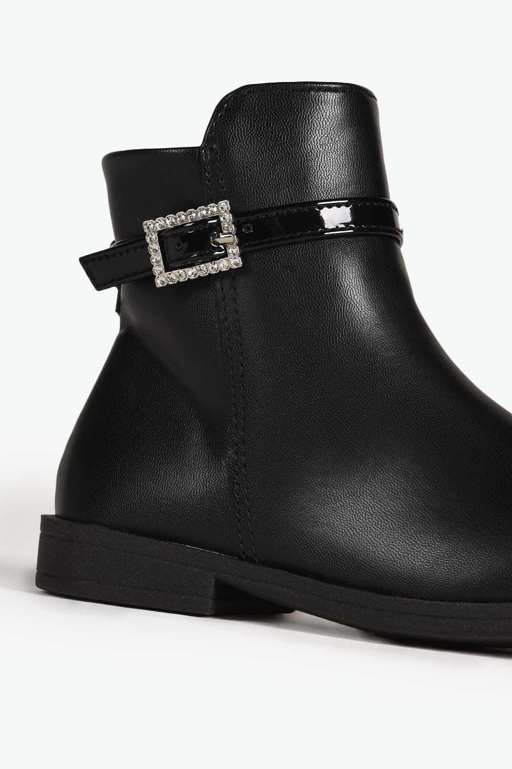 Bota Baby Infantil Cano Curto Mundial Julia Preto 2