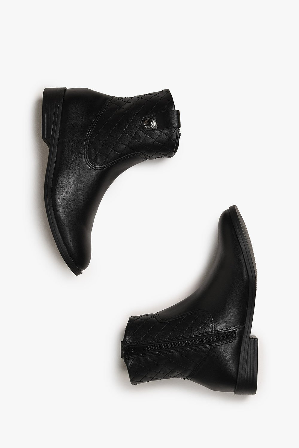 Bota Infantil Cano Longo Mundial Cristal Preto 3