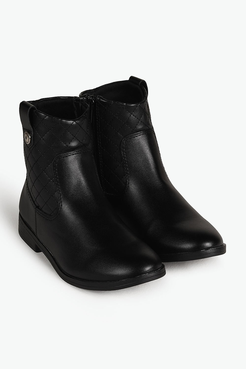 Bota Infantil Cano Longo Mundial Cristal Preto 4