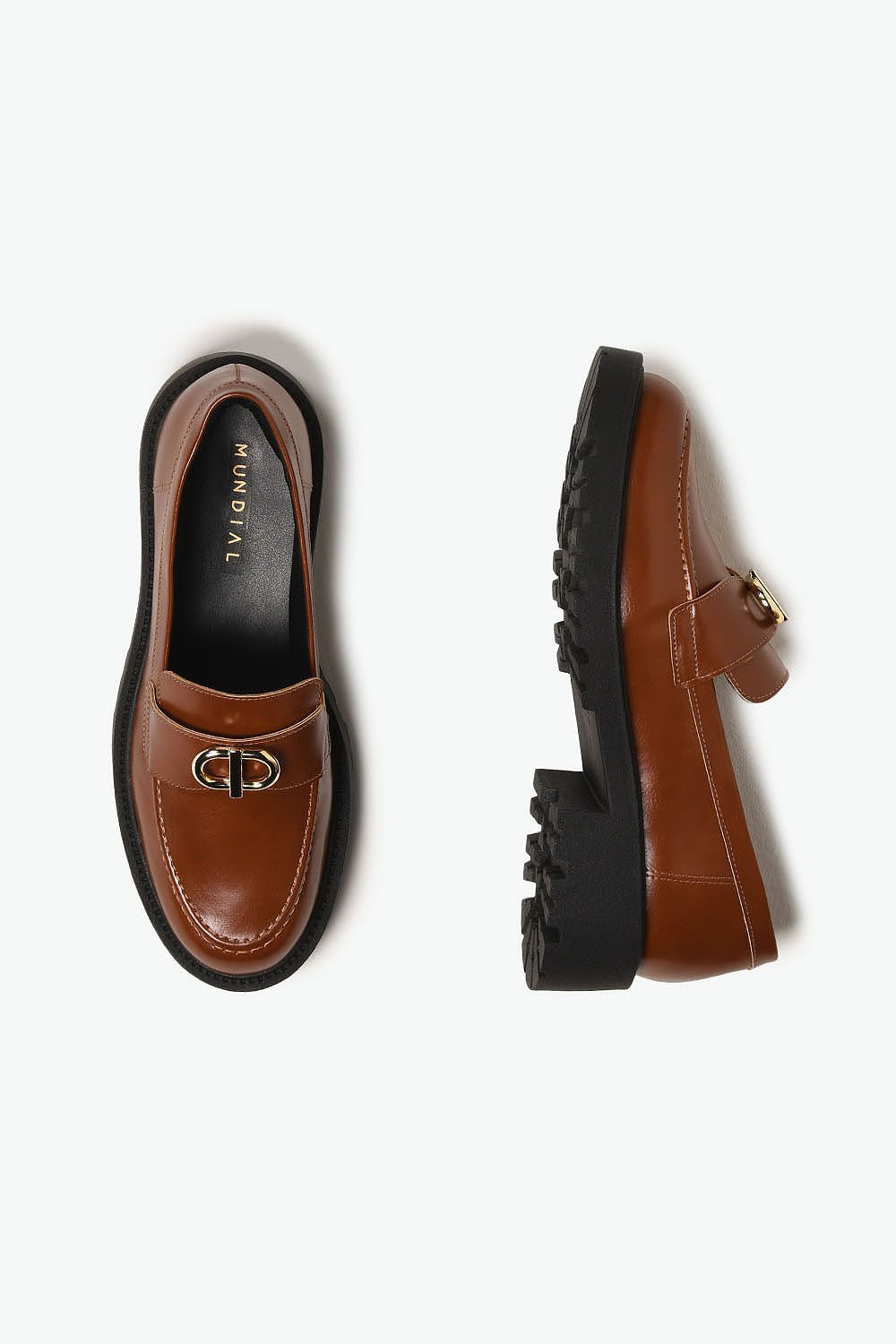 Mocassim Feminino Loafer Mundial Madalena Caramelo 3