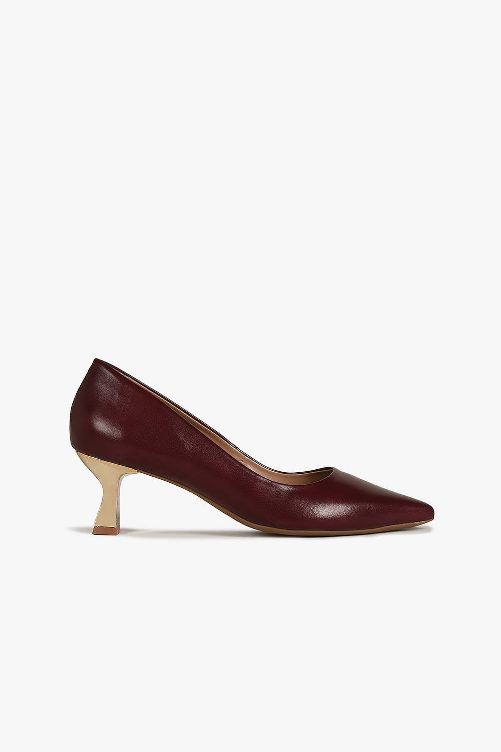 Scarpin Feminino Salto Médio Mundial Mikaelly Bordô 1