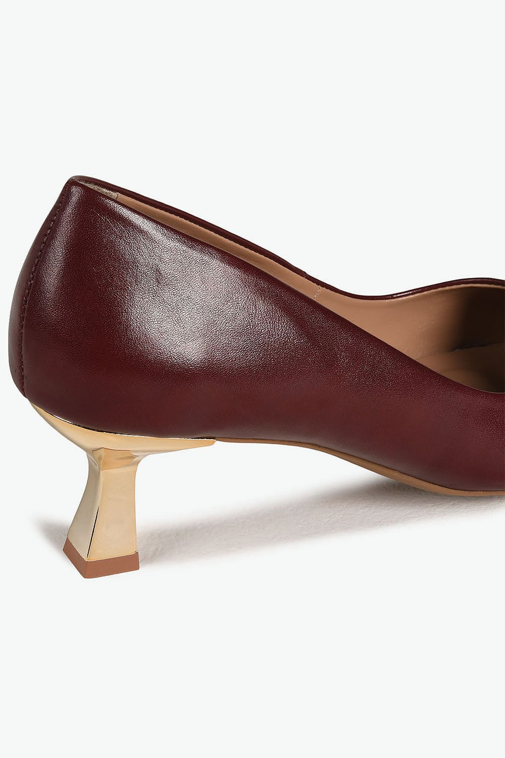 Scarpin Feminino Salto Médio Mundial Mikaelly Bordô 2