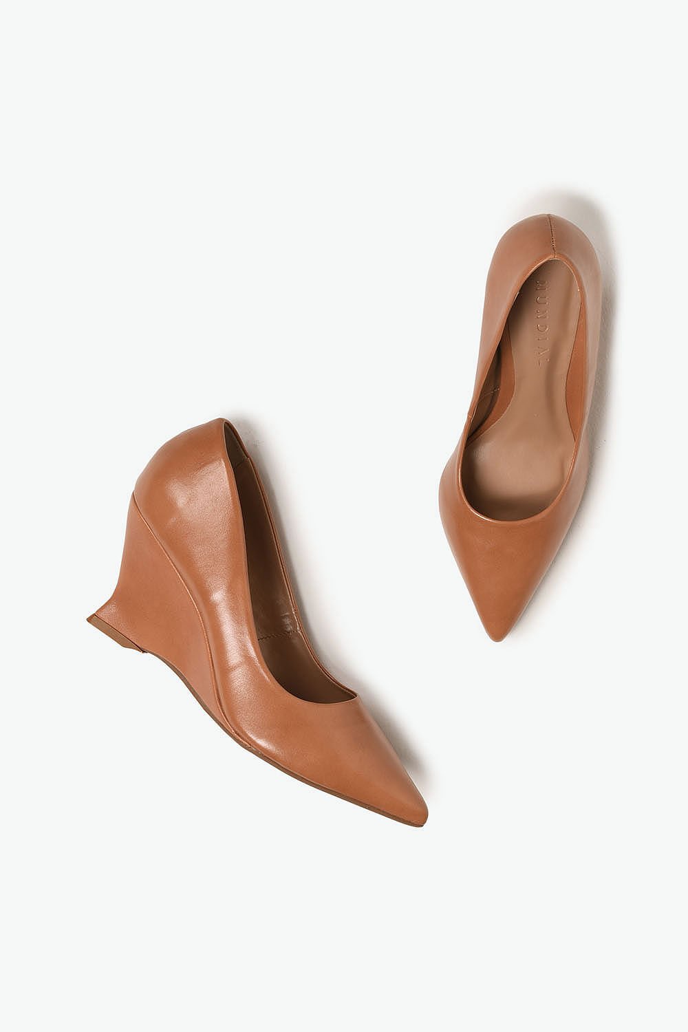 Scarpin Feminino Salto Alto Mundial Maiza Marrom 3