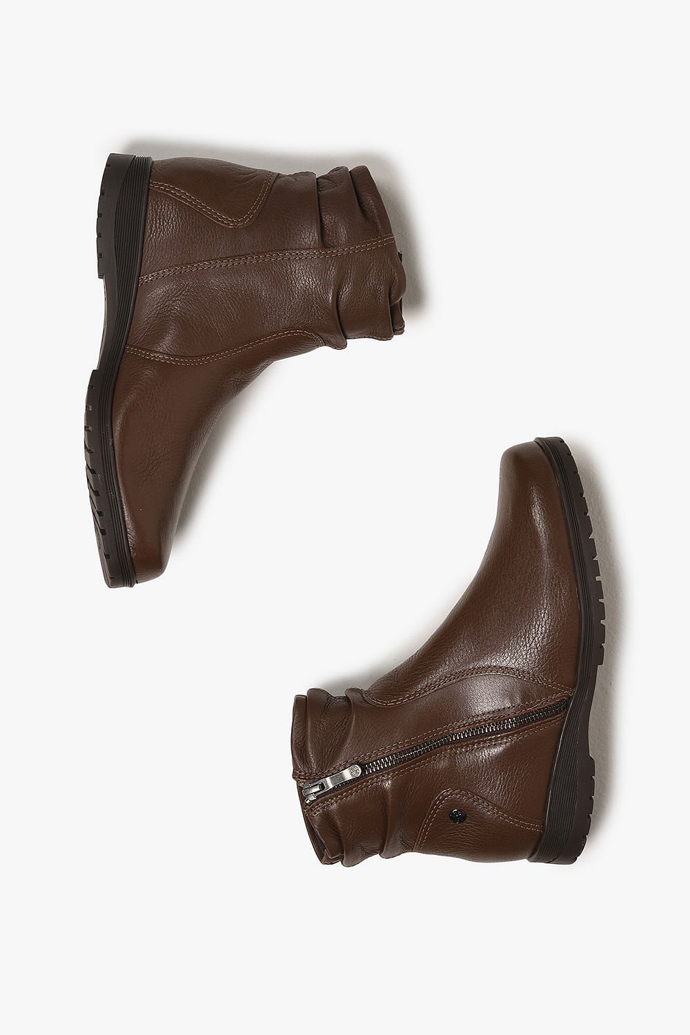 Bota Feminina Cano Curto Bottero Sandra Café 3