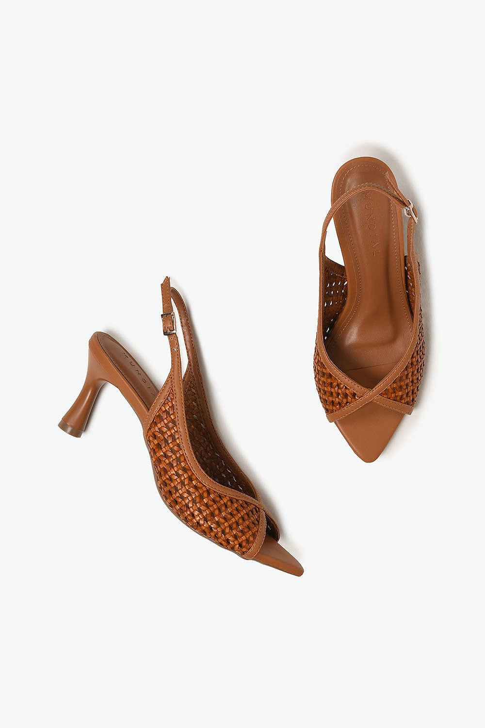 Sandália Feminina Salto Médio Mundial Mariza Caramelo 3