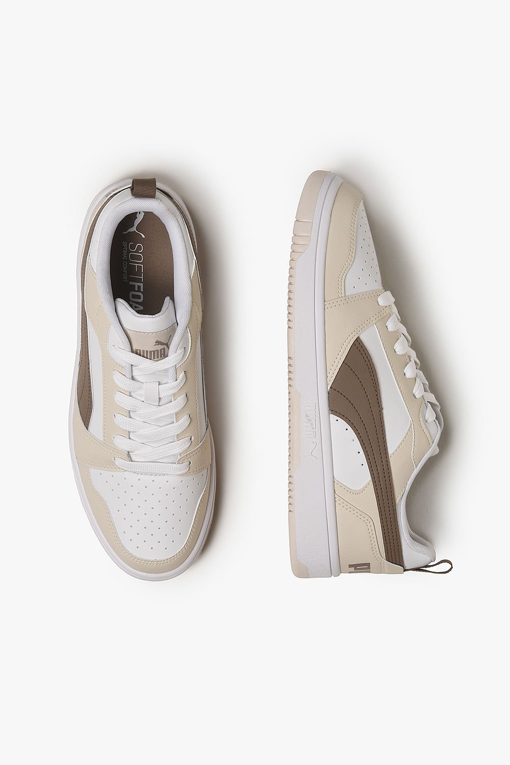 Tênis Puma Rebound V6 Low BDP Masculino Bege 3