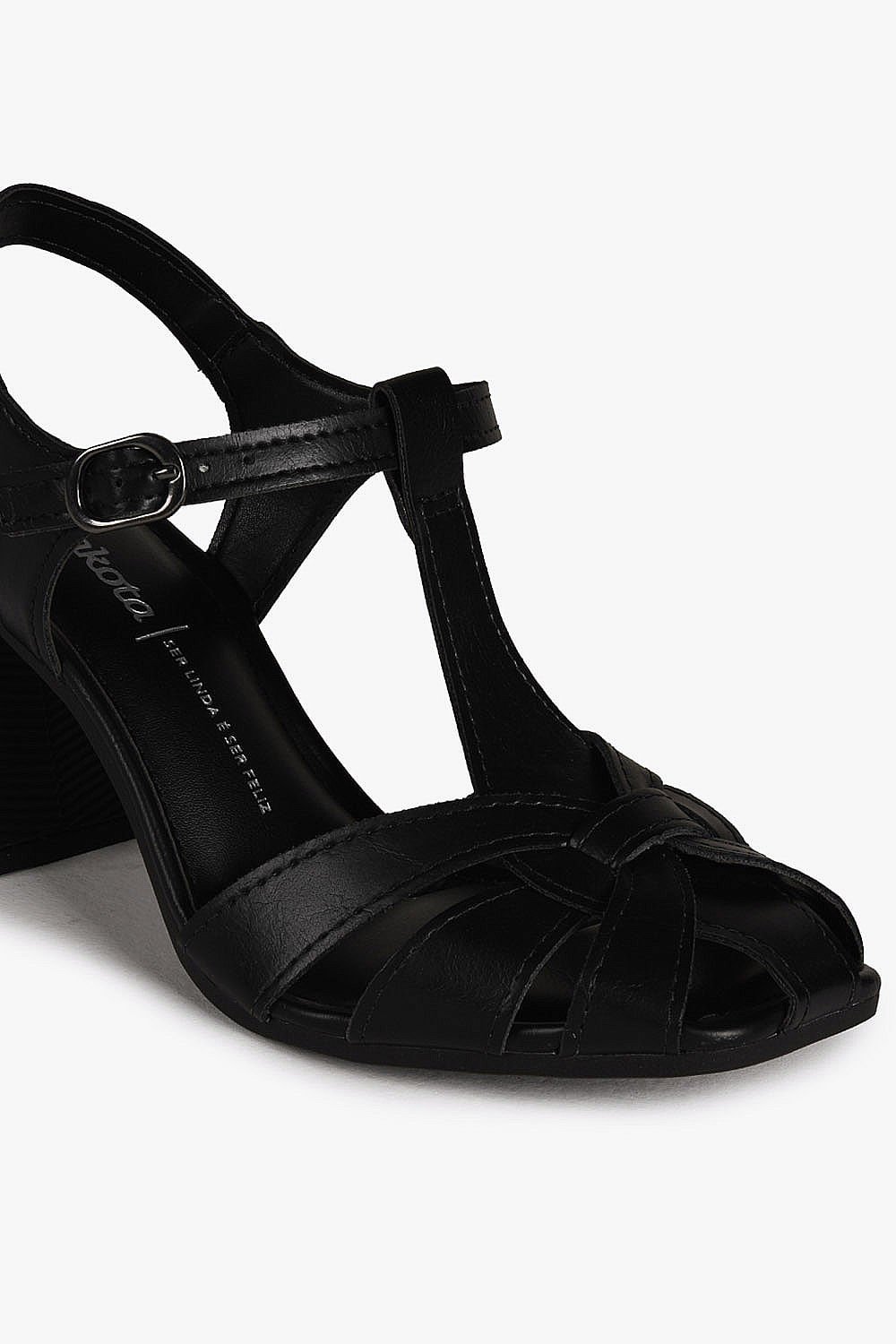 Sandália Feminino Salto Alto Dakota Margarete Preto 2