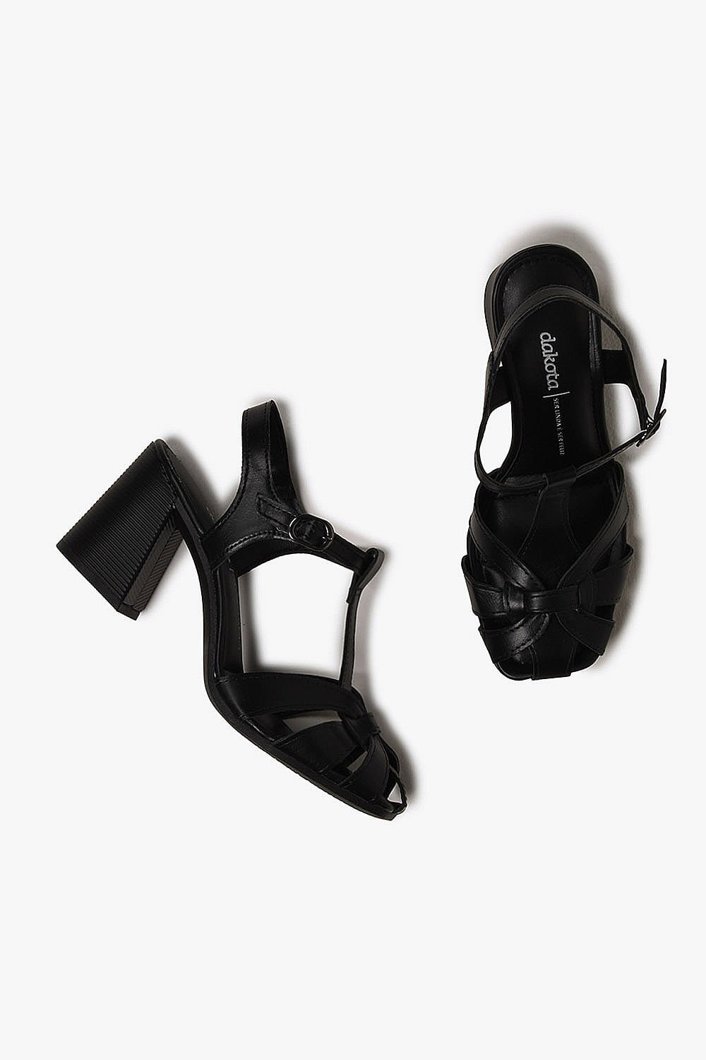 Sandália Feminino Salto Alto Dakota Margarete Preto 3