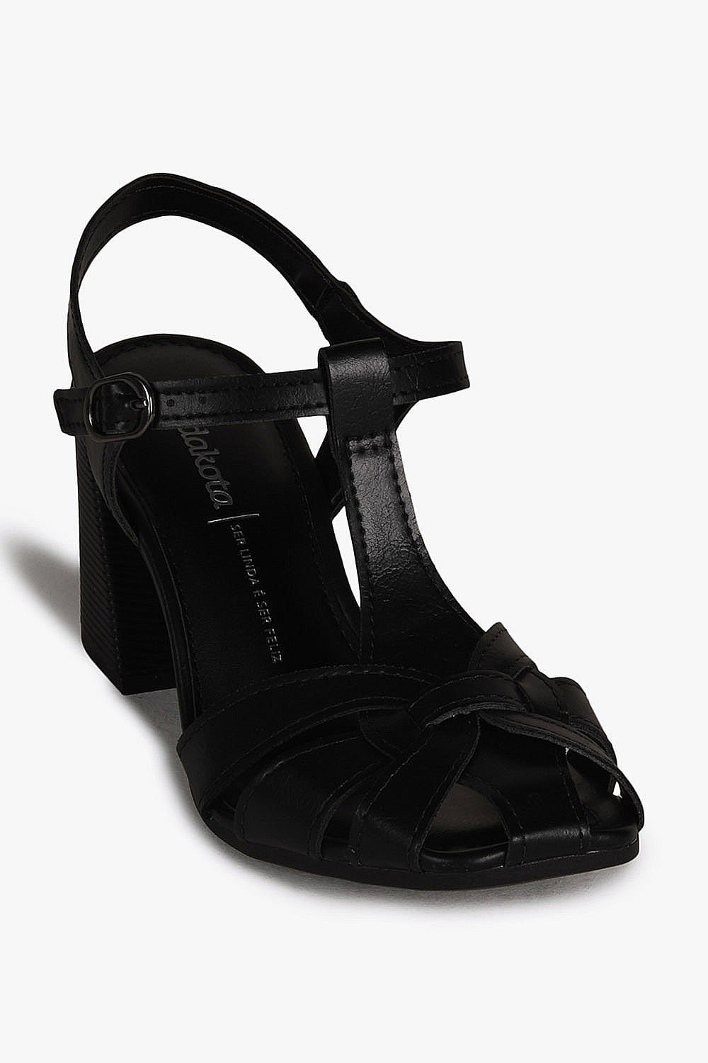 Sandália Feminino Salto Alto Dakota Margarete Preto 4