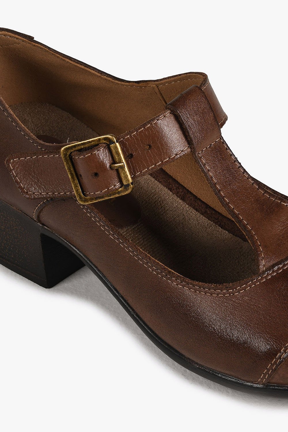 Sapato Feminina Salto Médio Mundial Alycia Caramelo 2