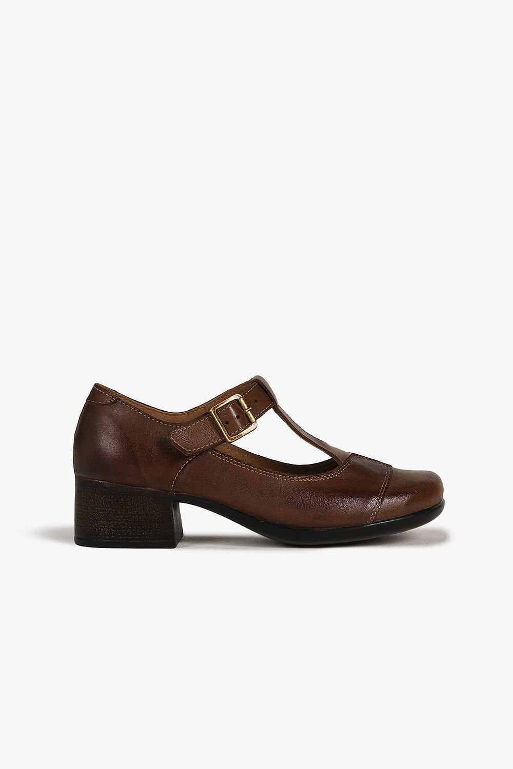 Sapato Feminina Salto Médio Mundial Alycia Caramelo 1