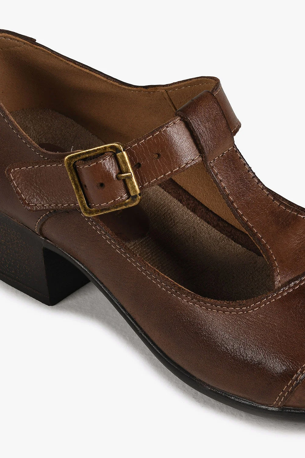 Sapato Feminina Salto Médio Mundial Alycia Caramelo 2