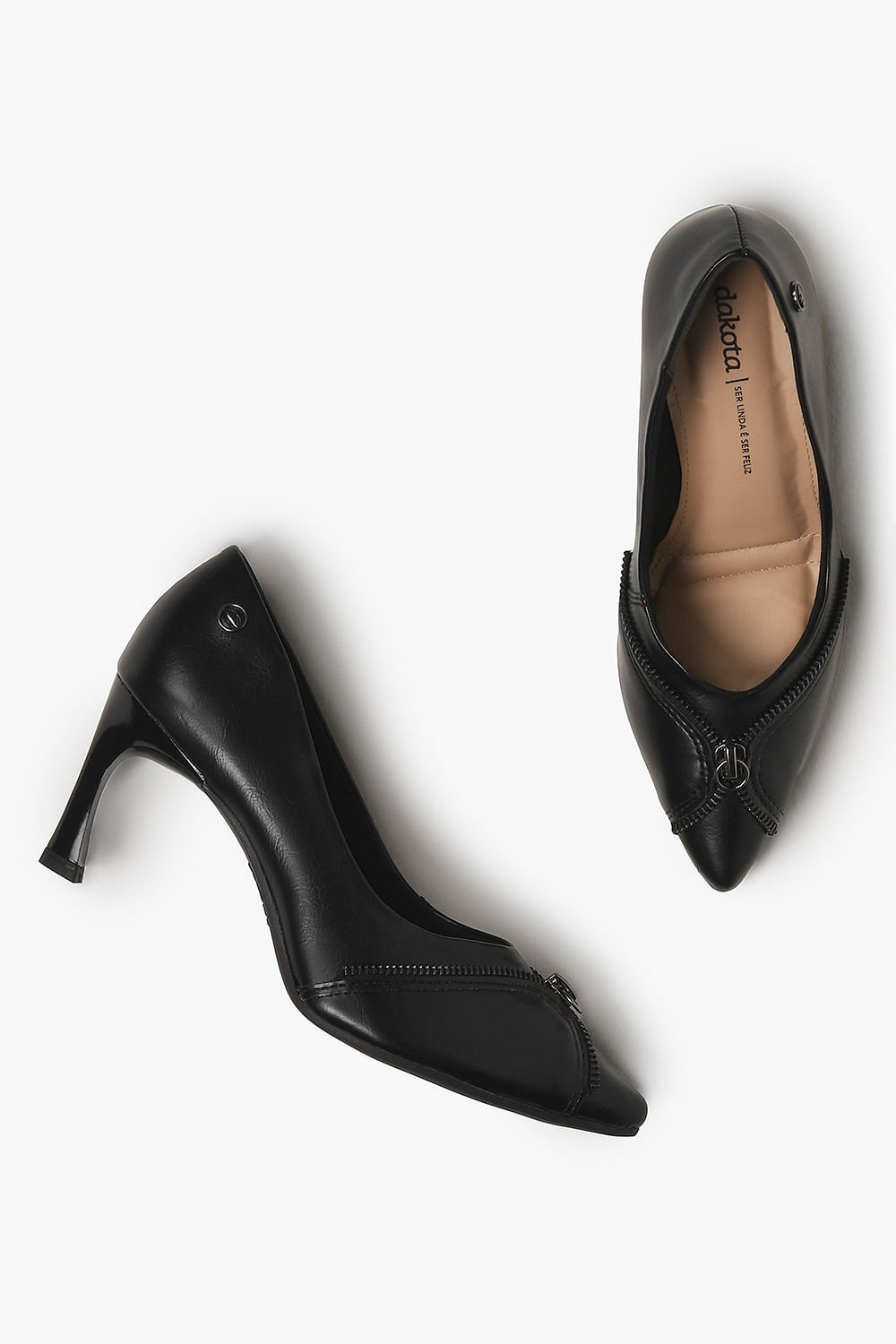 Scarpin Feminino Salto alto Dakota Leide Preto 3