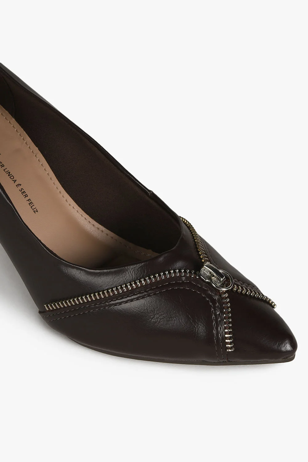 Scarpin Feminino Salto alto Dakota Leide Café 2