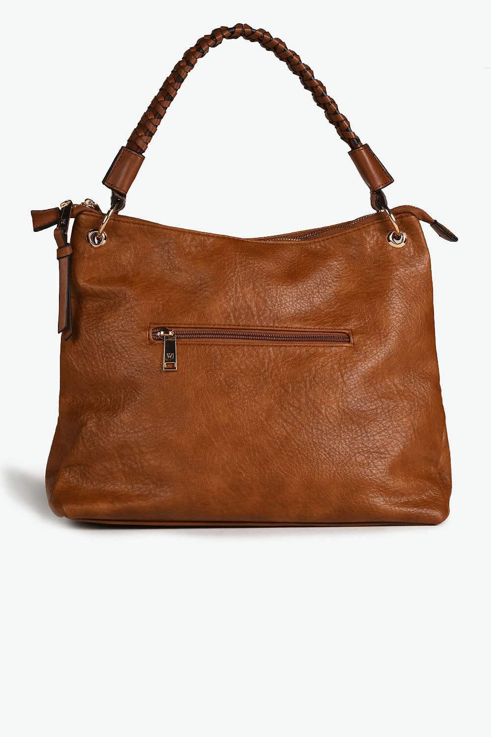 Bolsa Grande Hobo Feminina Wj Rebecca Caramelo 3
