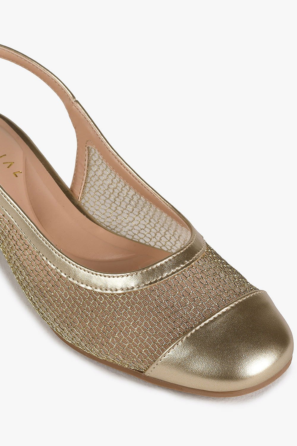 Sapato Feminino Slingback Salto Baixo Mundial Ludmila Dourado 2