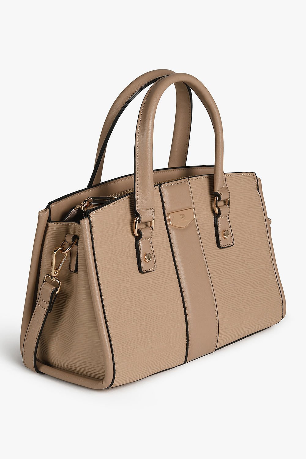 Bolsa Média Satchel Feminina Wj Suzan Bege 4