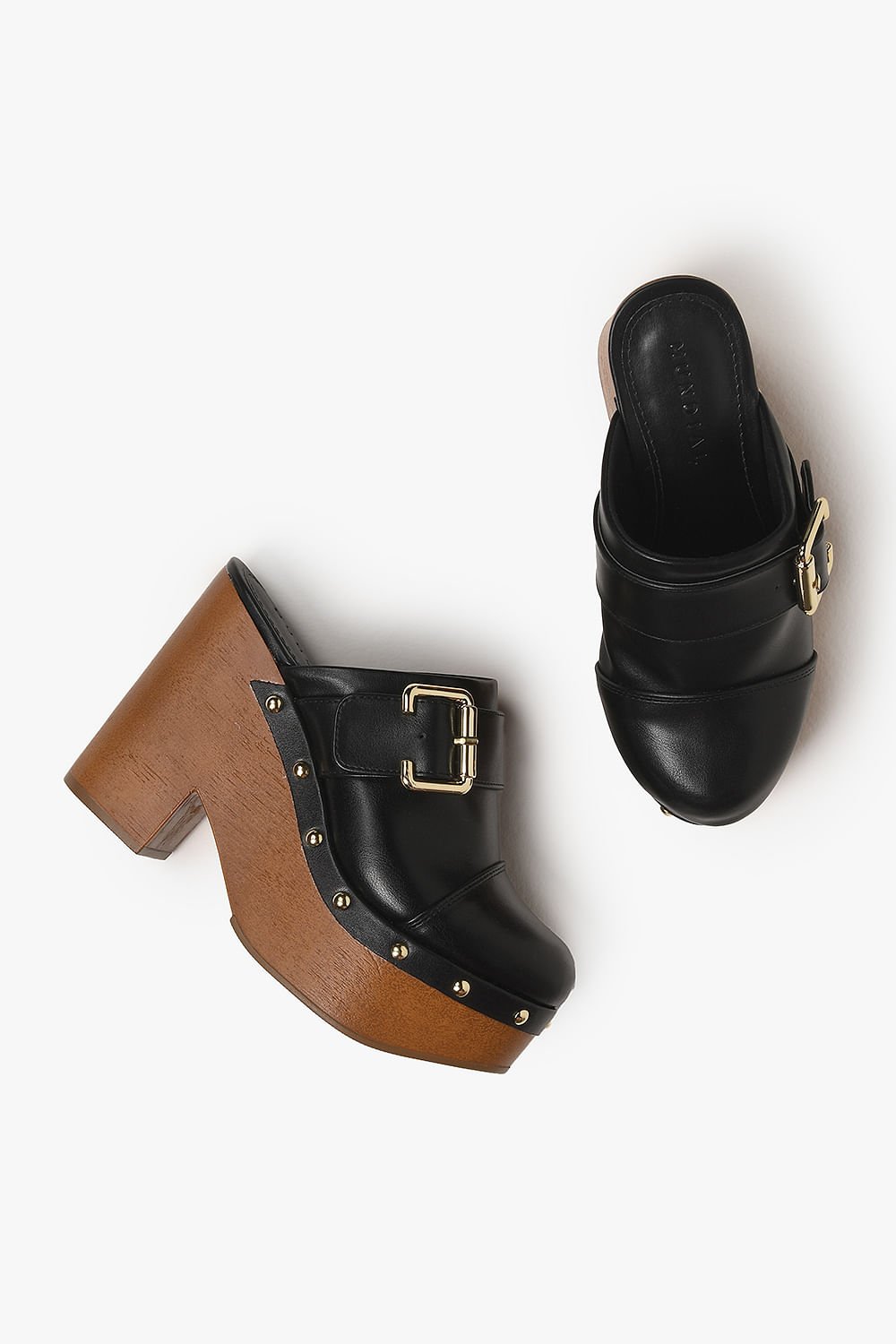 Mule Feminino Clog Mundial Karen Preto 3