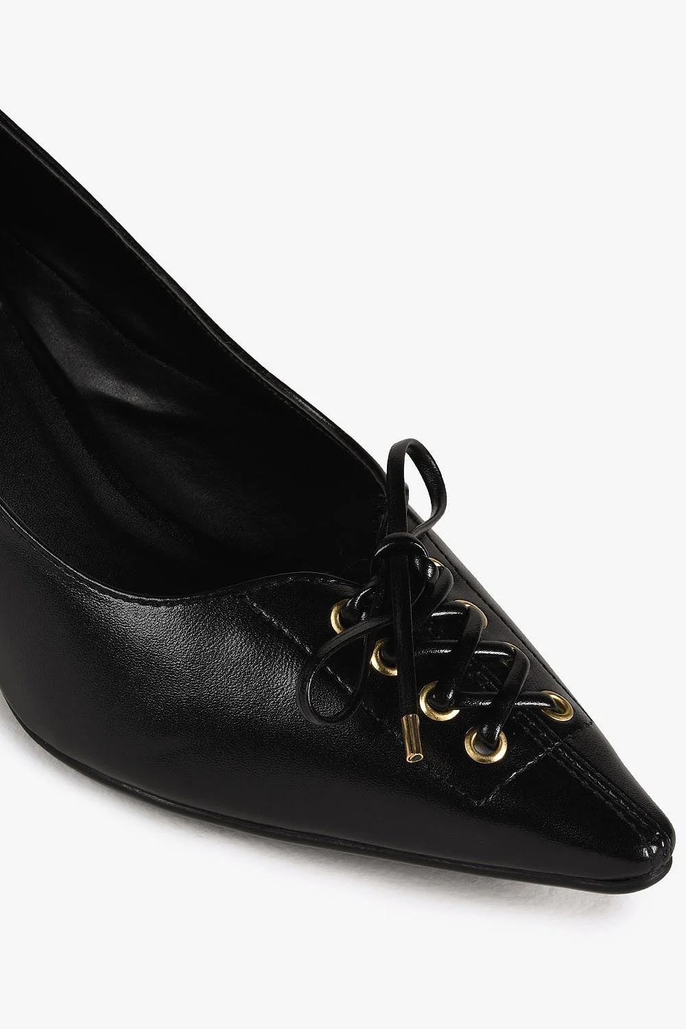 Scarpin Feminino Salto Baixo Mundial Elisabeth Preto 2