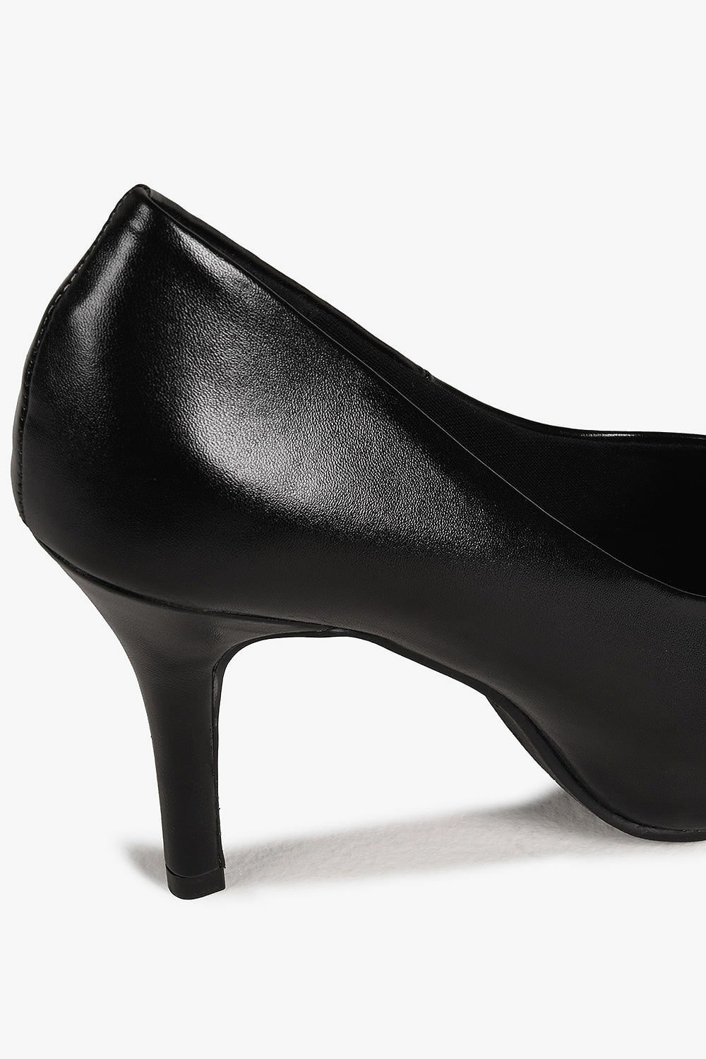 Sapato Feminino Peep Toe Salto Alto Mundial Luiza Preto 2