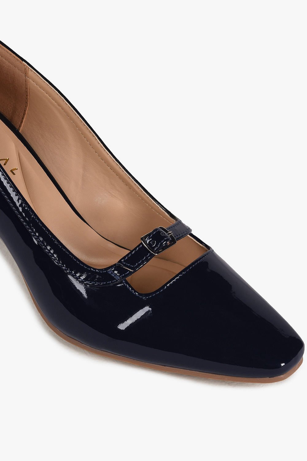 Sapato Feminino Salto Médio Mundial Lis Azul 2