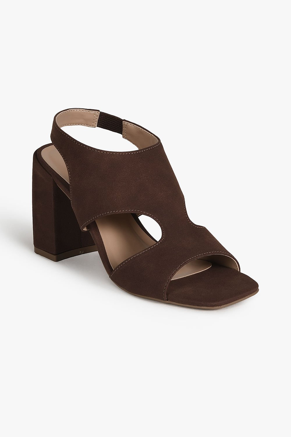 Sandália Feminina Salto Alto Mundial Madeline Café 4