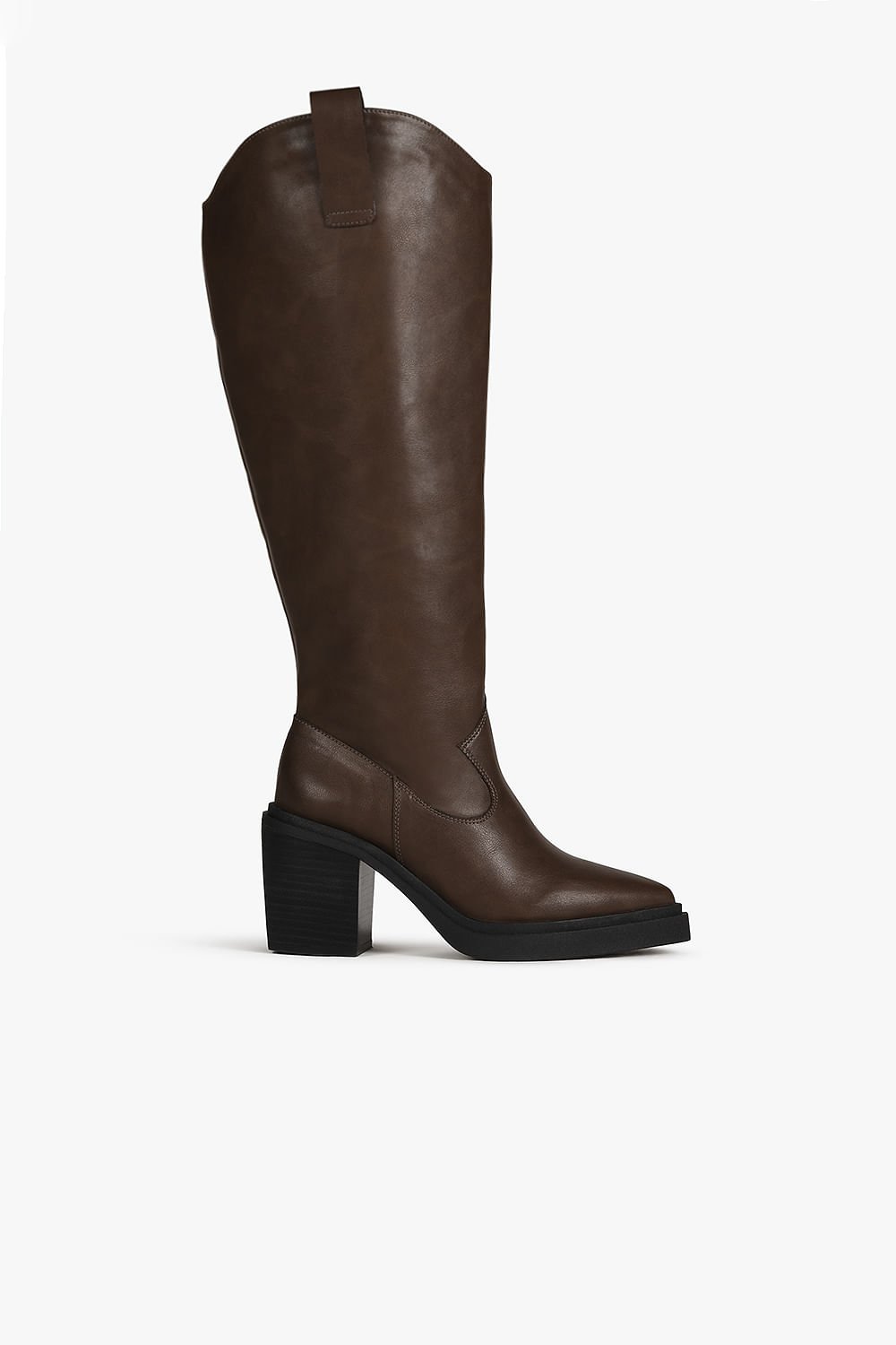 Bota Feminina Cano Longo Mundial Turmalina Café 1
