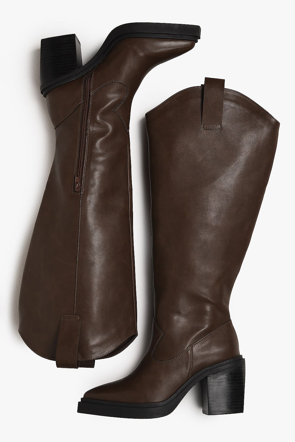 Bota Feminina Cano Longo Mundial Turmalina Café 3