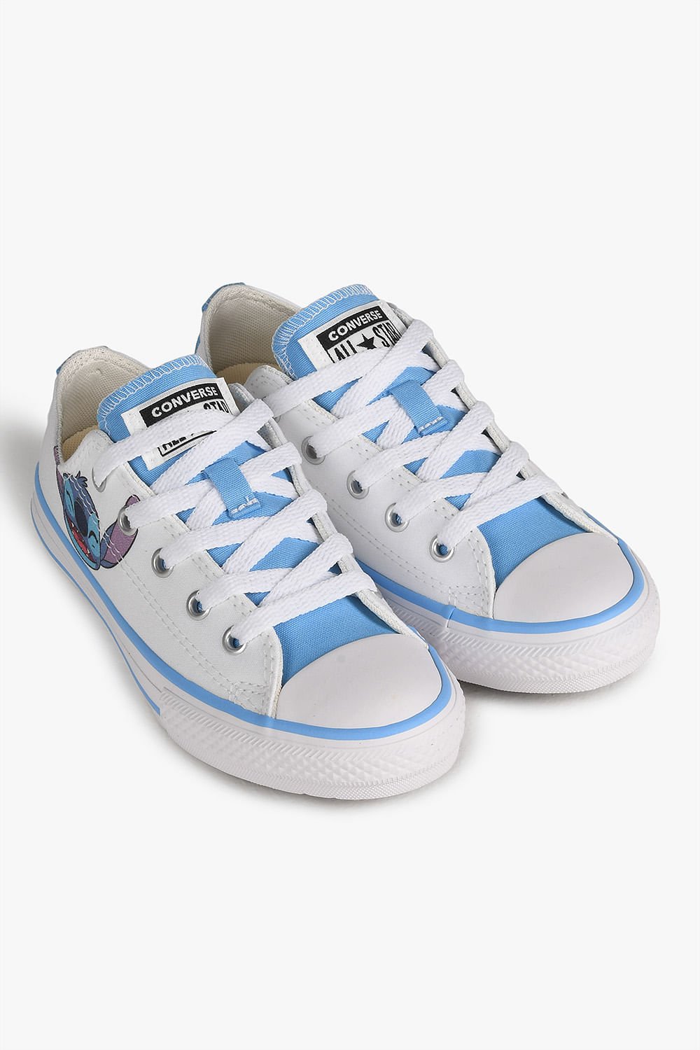 Tênis Infantil Converse Chuck Taylor All Star Stitch Branco 4