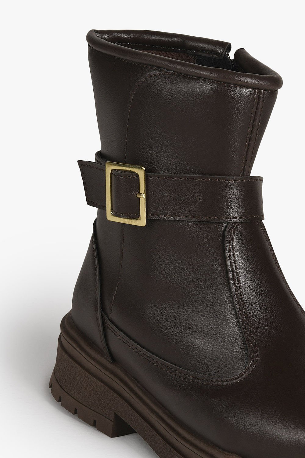 Bota Infantil Coturno Cano Médio Tininha Clara Café 2