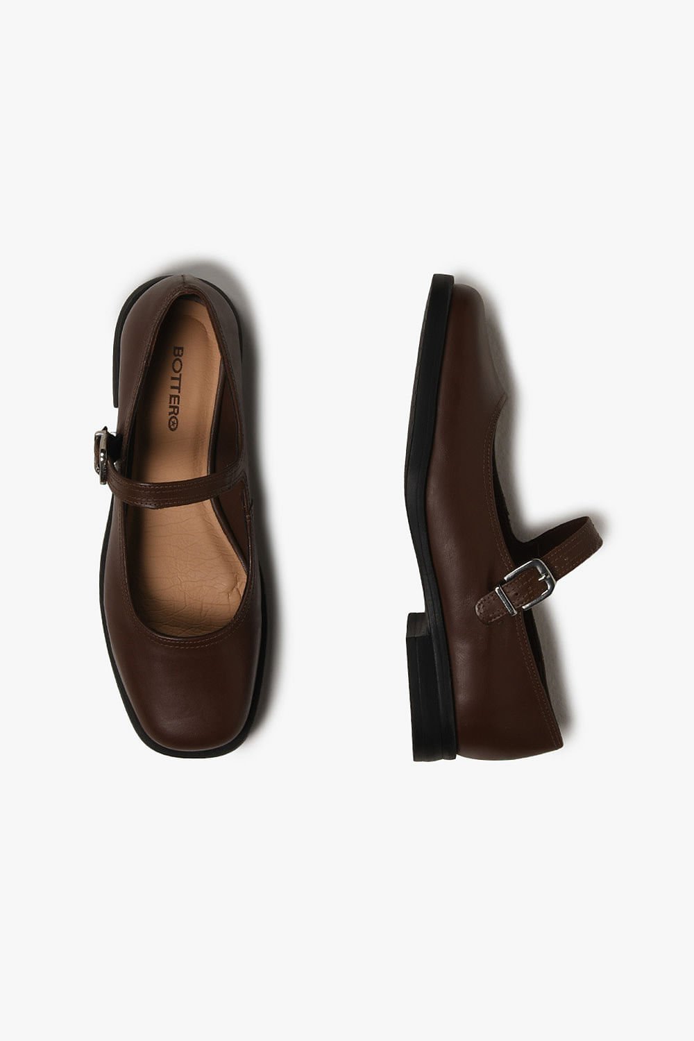 Sapato Feminino De Boneca Bottero Raven Café 3