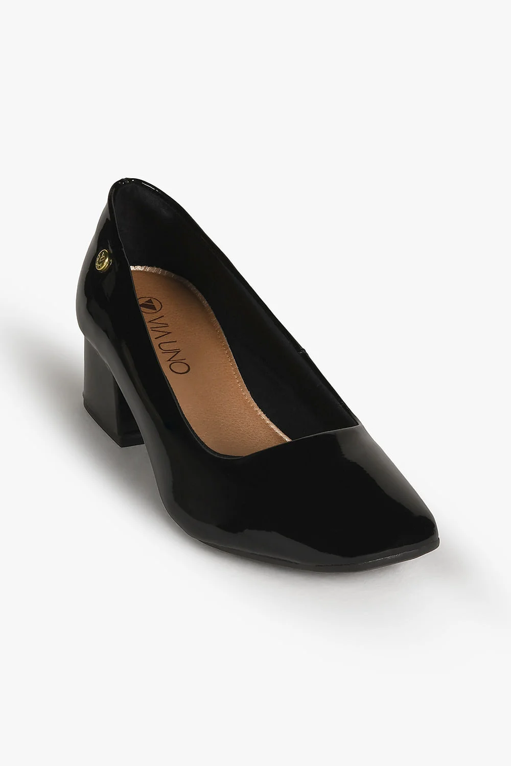 Sapato Feminino Salto Médio Via Uno Izadora Preto 4