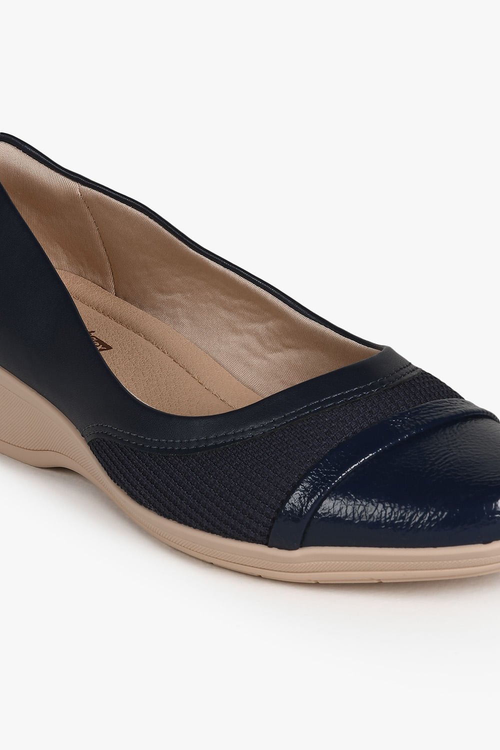 Sapato Feminino Anabela Comfortflex Marlene Azul 2