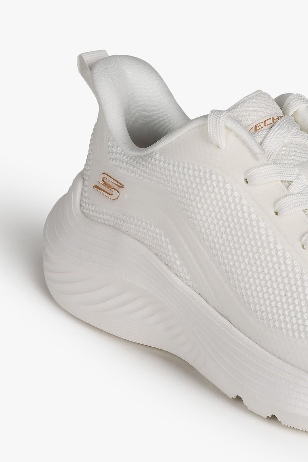 Tênis Skechers BOBS Sport Squad Waves Feminino Branco 4