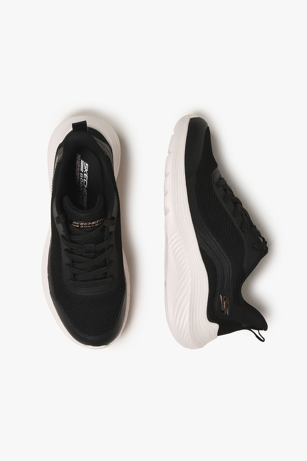 Tênis Skechers BOBS Sport Squad Waves Feminino Preto 3