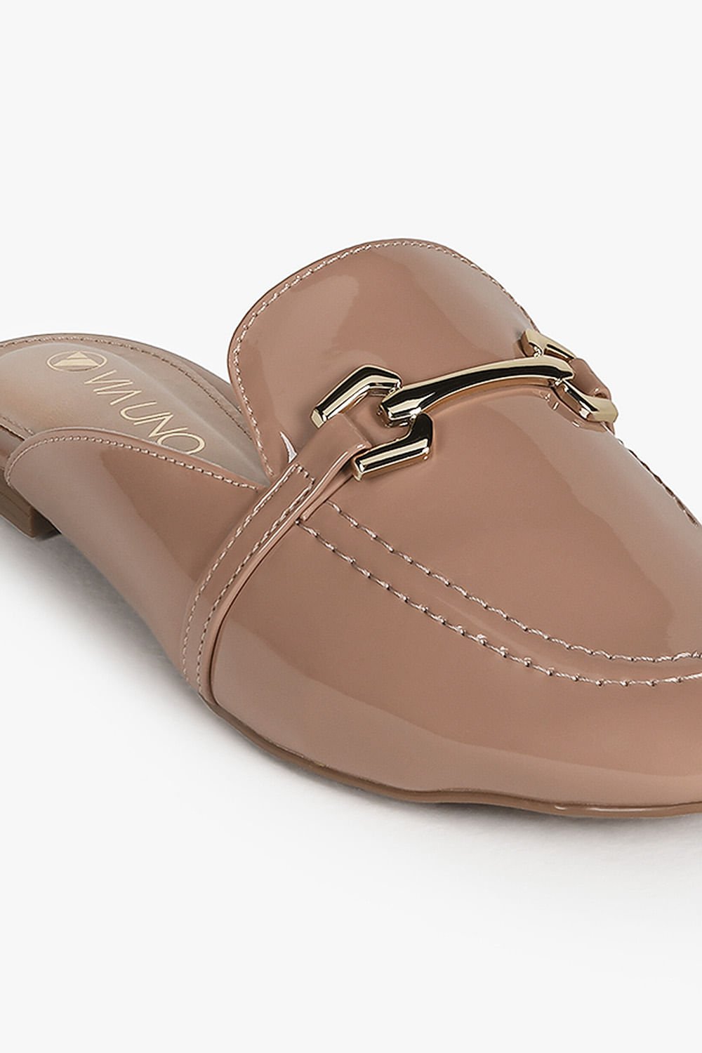 Mule Feminino Via Uno Luizza Bege 2