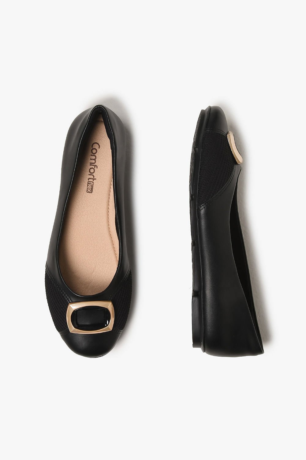 Sapatilha Feminina Comfortflex Celia Preto 4