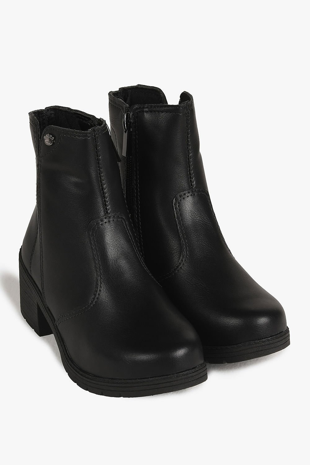 Bota Infantil Cano Médio Pink Cats Ester Preto 4