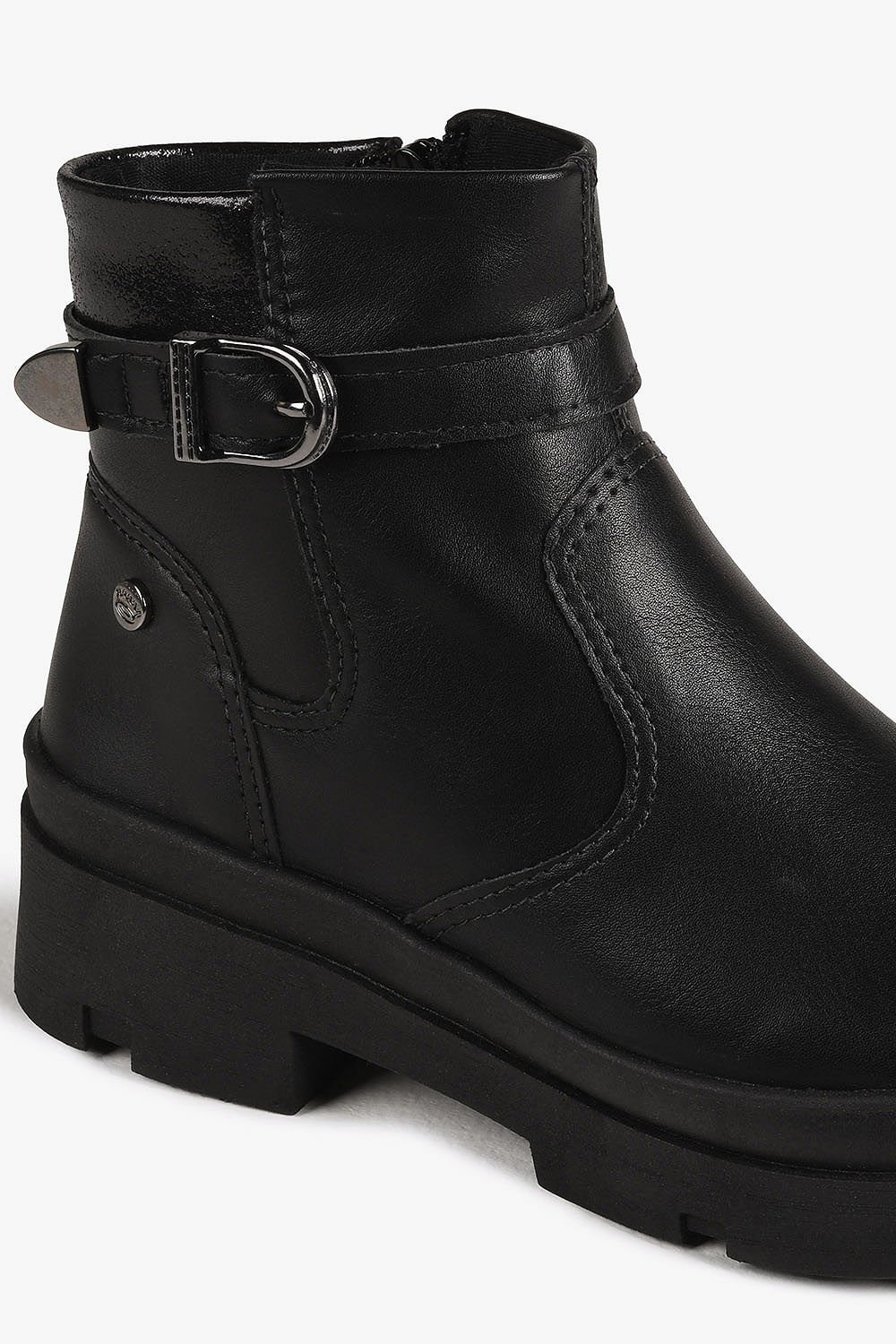 Bota Infantil Cano Médio Pink Cats Gaby Preto 2