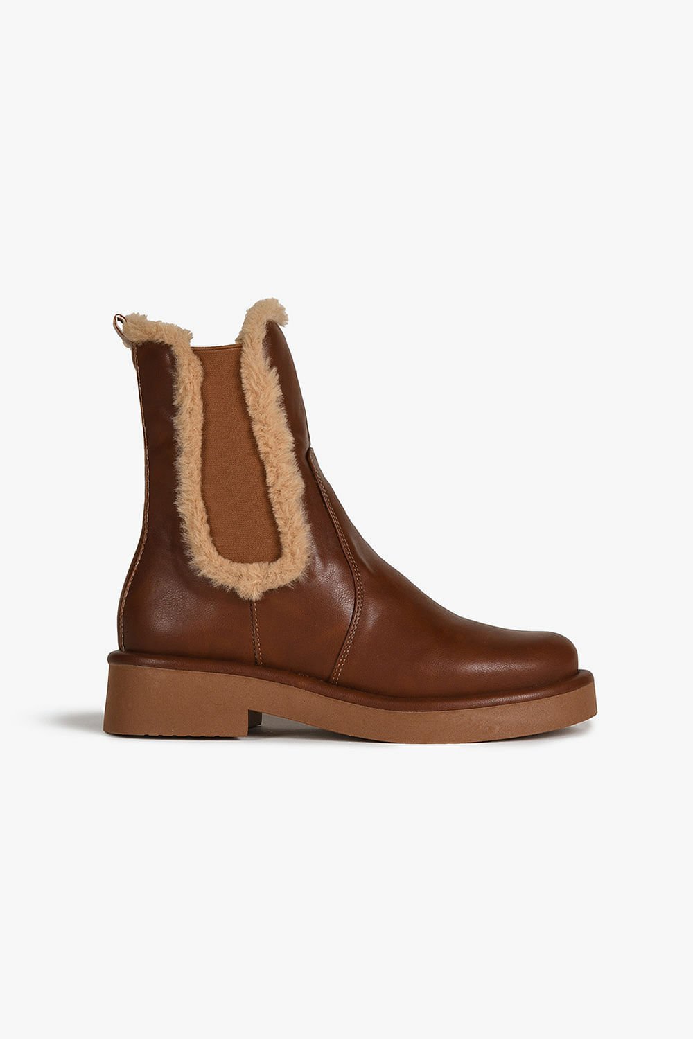 Bota Feminina Chelsea Boot Cano Baixo Mundial Ayira Caramelo 1