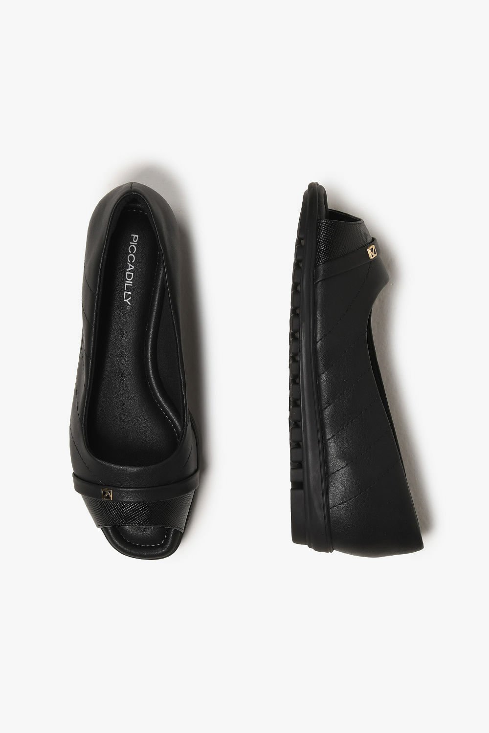 Sandália Feminina Peep Toe piccadilly Donisete Preto 3