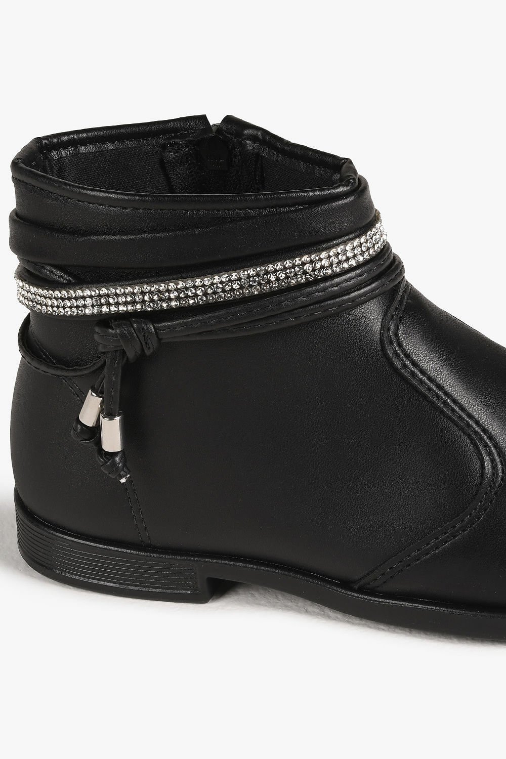 Bota Infantil Cano Curto Molekinha Midian Preto 2