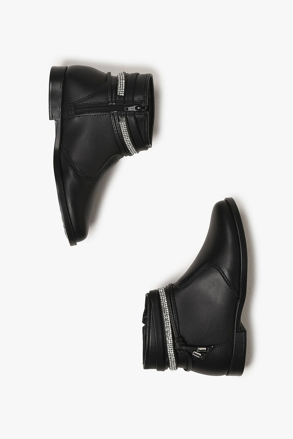 Bota Infantil Cano Curto Molekinha Midian Preto 3